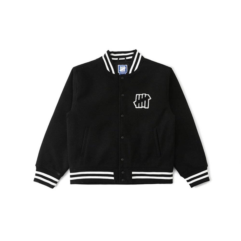 Undefeated Black Baseball Jacket - image 1